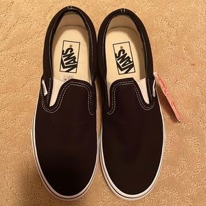 Brand New Black Classic Slip-On Vans